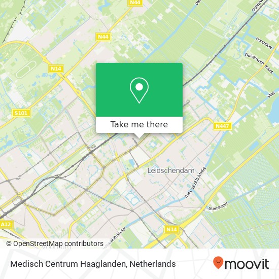 Medisch Centrum Haaglanden kaart