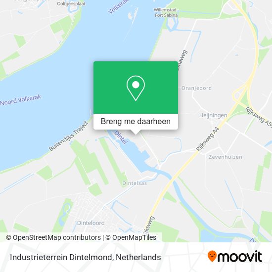 Industrieterrein Dintelmond kaart