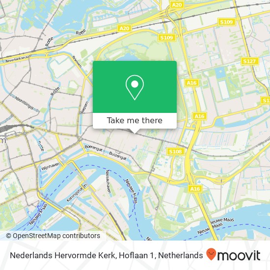 Nederlands Hervormde Kerk, Hoflaan 1 kaart