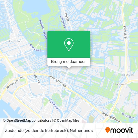 Zuideinde (zuideinde kerkebreek) kaart