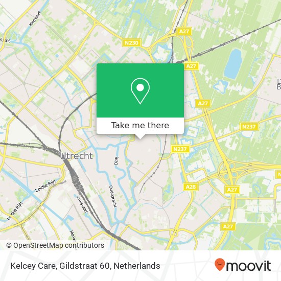 Kelcey Care, Gildstraat 60 kaart