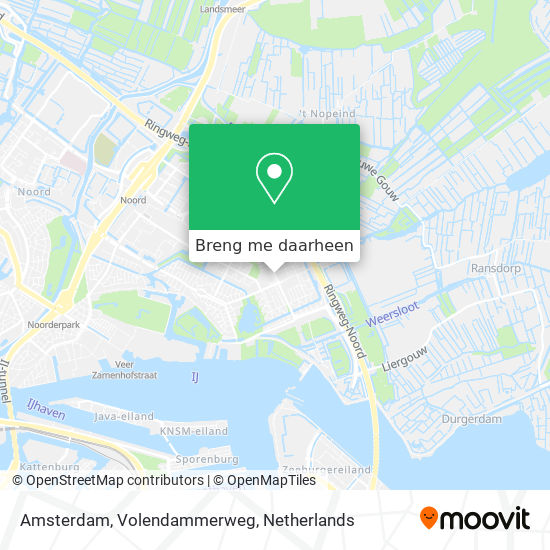 Amsterdam, Volendammerweg kaart