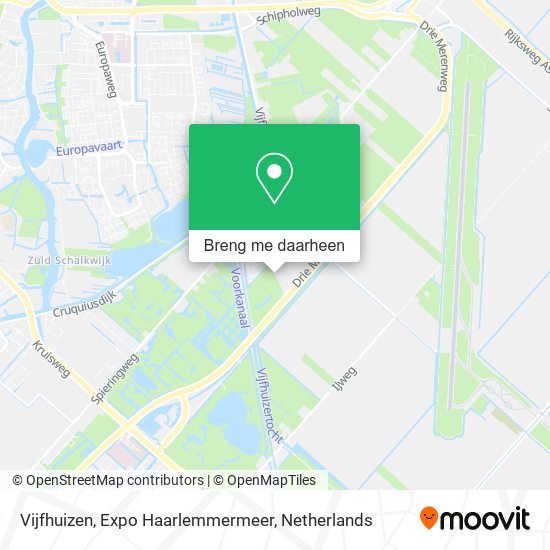 Vijfhuizen, Expo Haarlemmermeer kaart