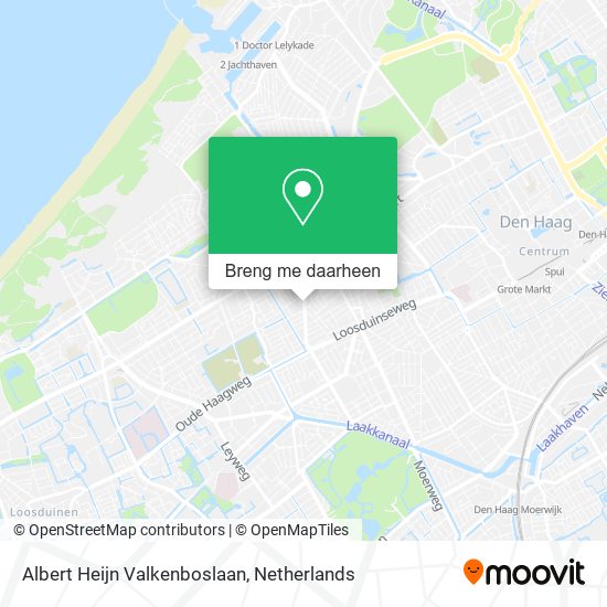 Albert Heijn Valkenboslaan kaart