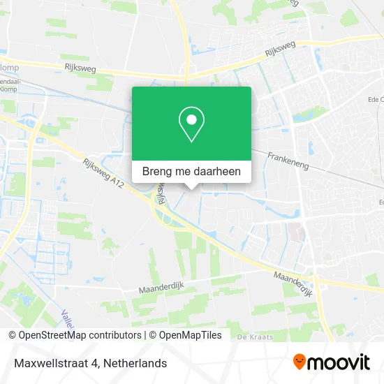 Maxwellstraat 4 kaart