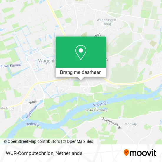 WUR-Computechnion kaart