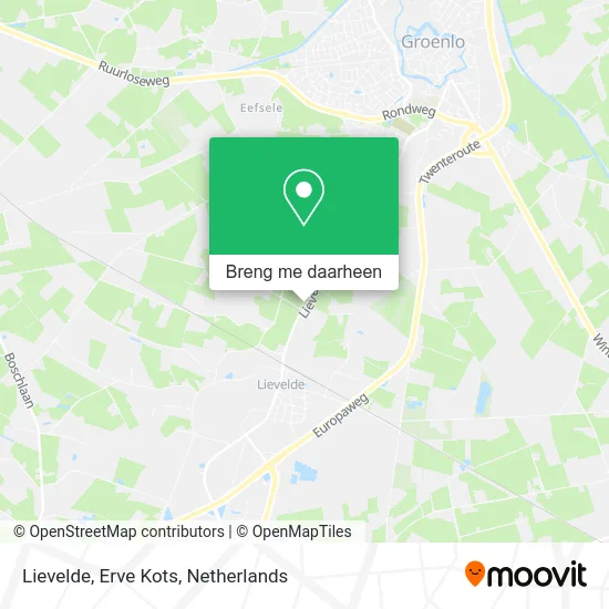 Lievelde, Erve Kots kaart