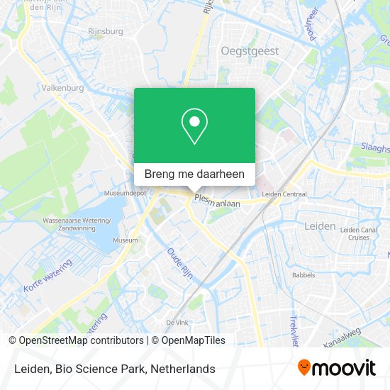 Leiden, Bio Science Park kaart