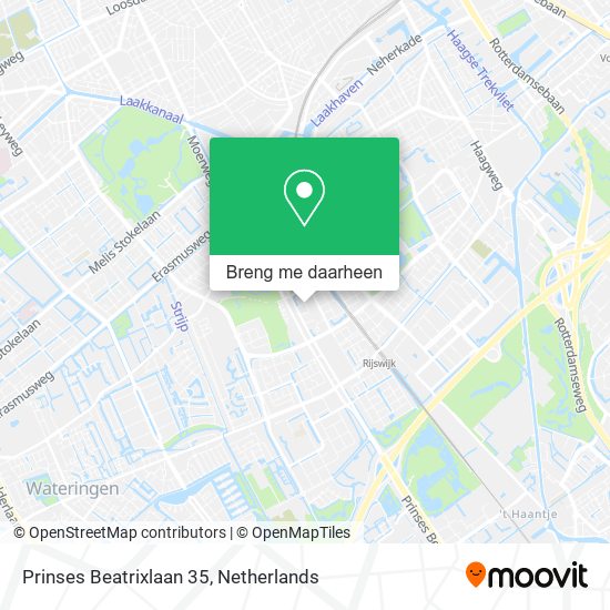 Prinses Beatrixlaan 35 kaart