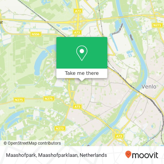 Maashofpark, Maashofparklaan kaart