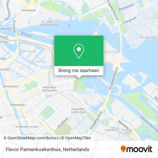 Flevor Pannenkoekenhuis kaart