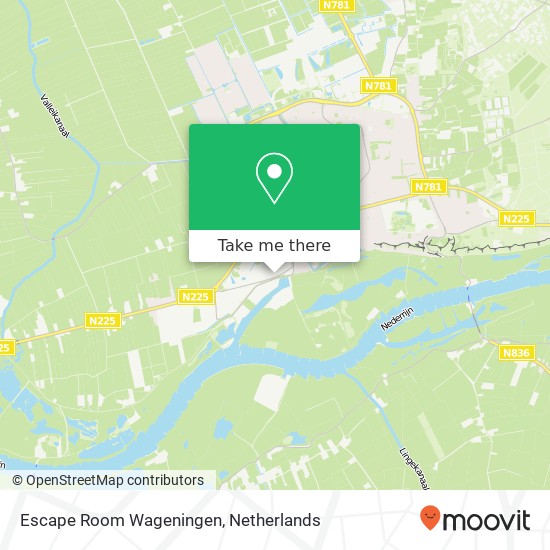 Escape Room Wageningen kaart