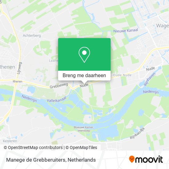 Manege de Grebberuiters kaart