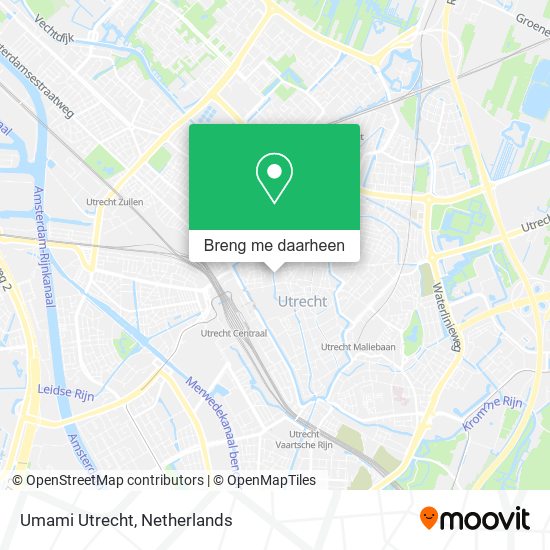 Umami Utrecht kaart