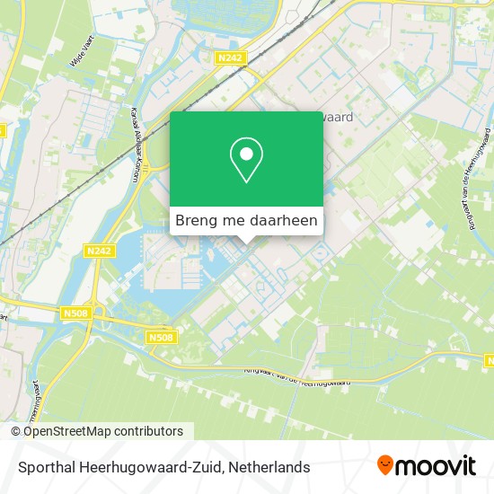 Sporthal Heerhugowaard-Zuid kaart