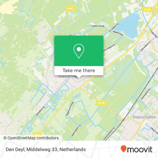 Den Deyl, Middelweg 33 kaart