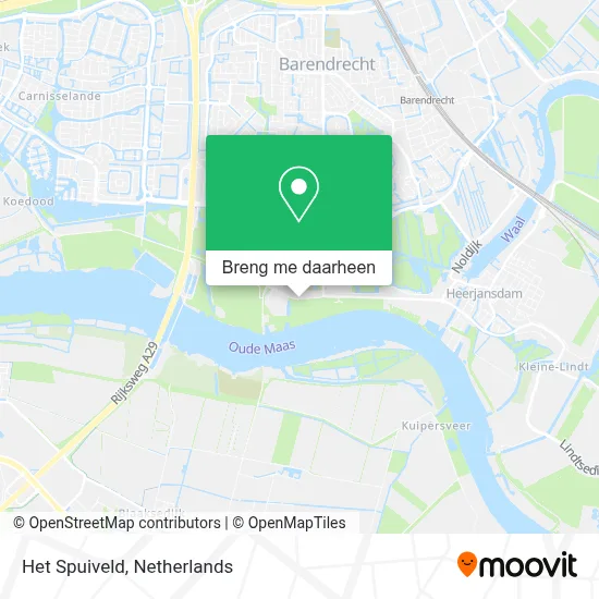 Het Spuiveld kaart