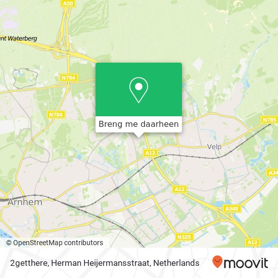 2getthere, Herman Heijermansstraat kaart