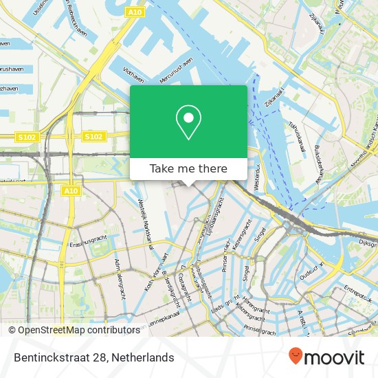 Bentinckstraat 28, 1051 GL Amsterdam kaart