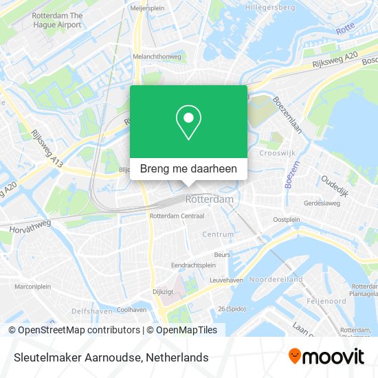 Sleutelmaker Aarnoudse kaart