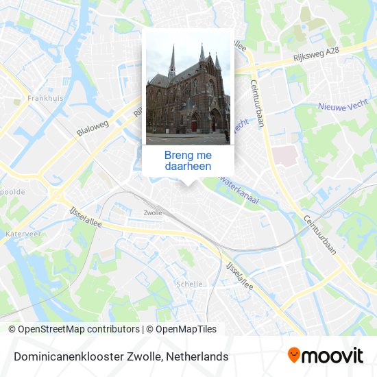 Dominicanenklooster Zwolle kaart