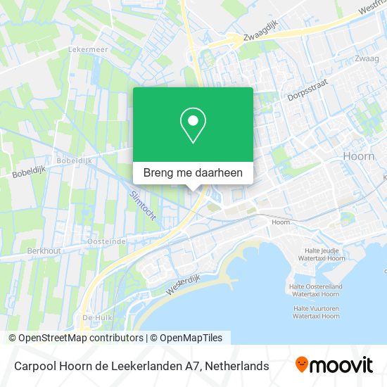 Carpool Hoorn de Leekerlanden A7 kaart