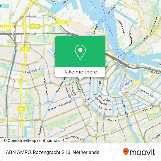 ABN AMRO, Rozengracht 213 kaart