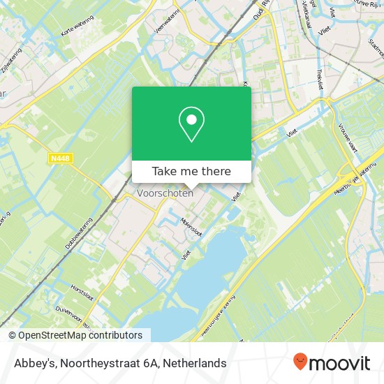 Abbey's, Noortheystraat 6A kaart