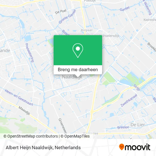 Albert Heijn Naaldwijk kaart