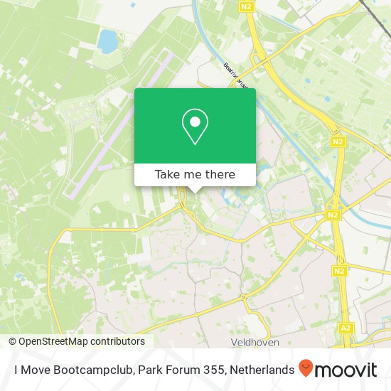 I Move Bootcampclub, Park Forum 355 kaart