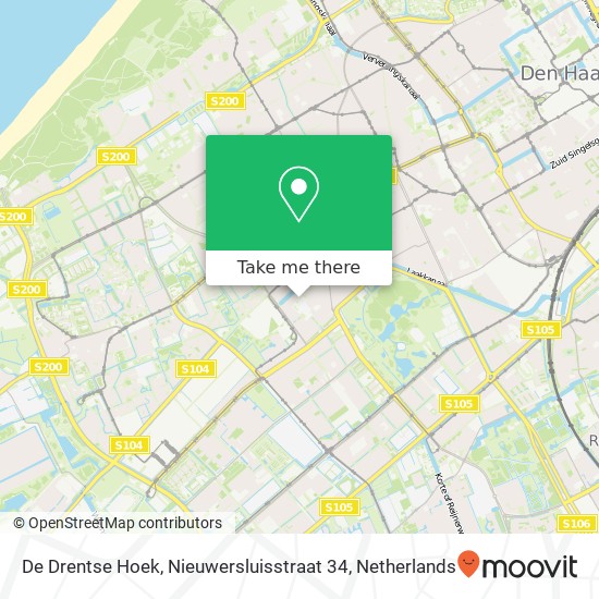 De Drentse Hoek, Nieuwersluisstraat 34 kaart