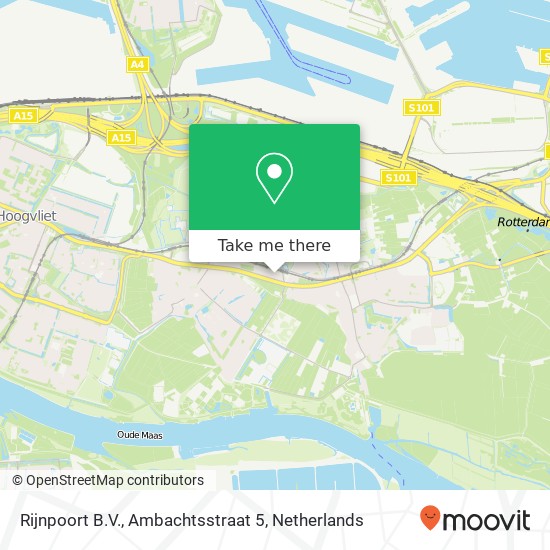 Rijnpoort B.V., Ambachtsstraat 5 kaart