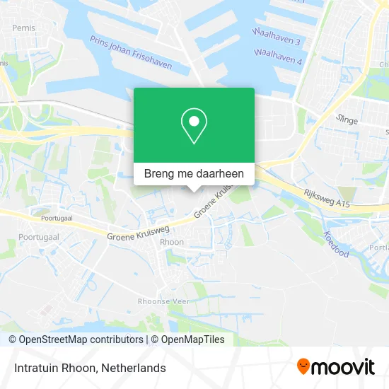 Intratuin Rhoon kaart