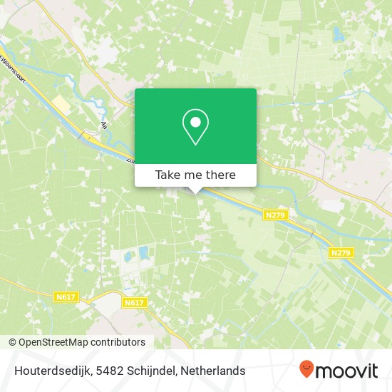 Houterdsedijk, 5482 Schijndel kaart