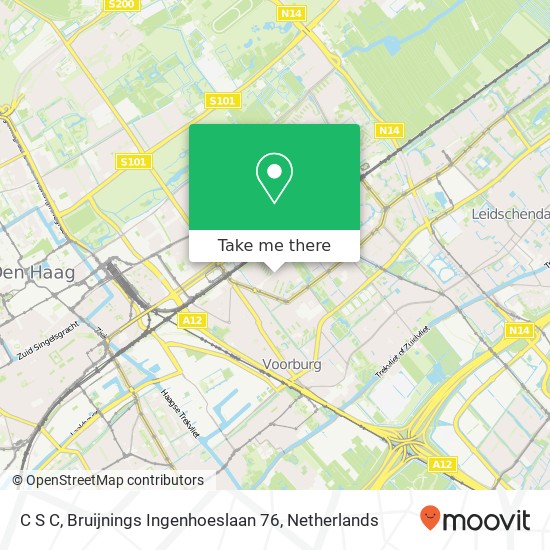 C S C, Bruijnings Ingenhoeslaan 76 kaart