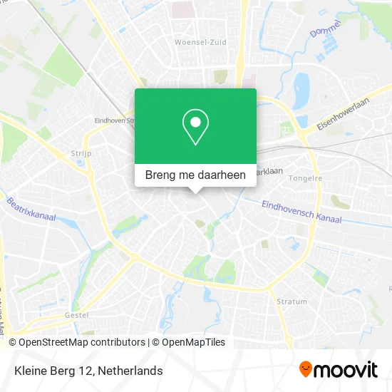 Kleine Berg 12 kaart