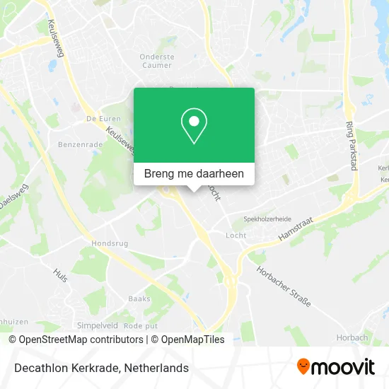Decathlon Kerkrade kaart