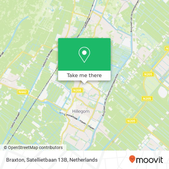 Braxton, Satellietbaan 13B kaart