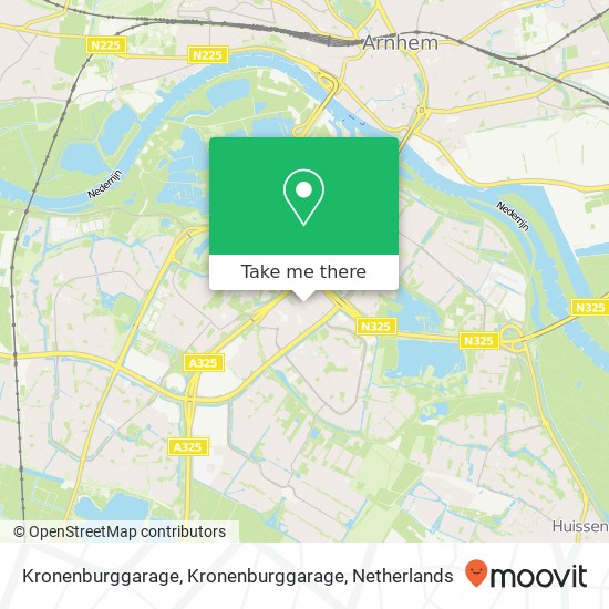 Kronenburggarage, Kronenburggarage kaart