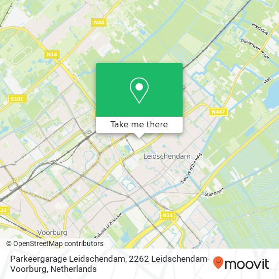 Parkeergarage Leidschendam, 2262 Leidschendam-Voorburg kaart