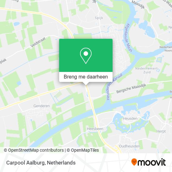 Carpool Aalburg kaart