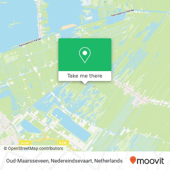 Oud-Maarsseveen, Nedereindsevaart kaart