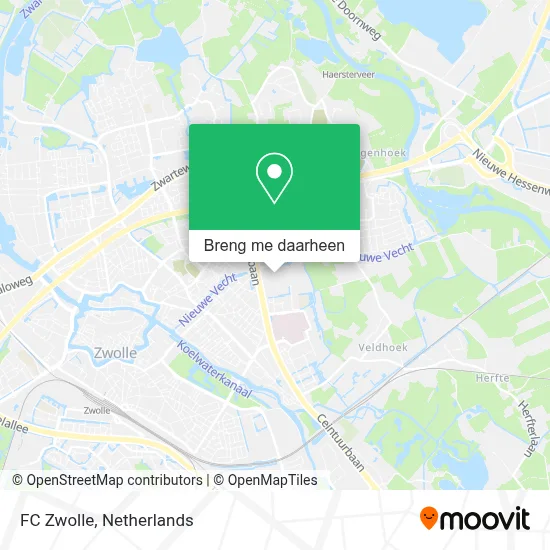 FC Zwolle kaart