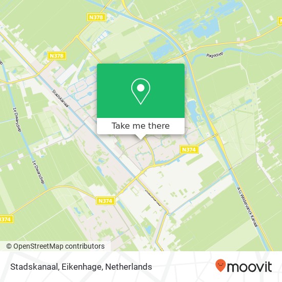 Stadskanaal, Eikenhage kaart