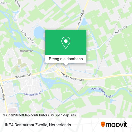 IKEA Restaurant Zwolle kaart