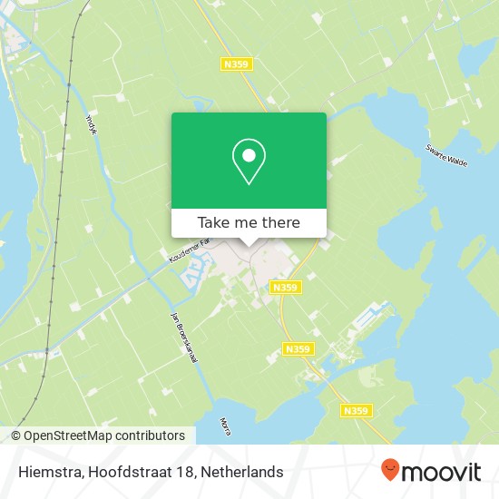 Hiemstra, Hoofdstraat 18 kaart