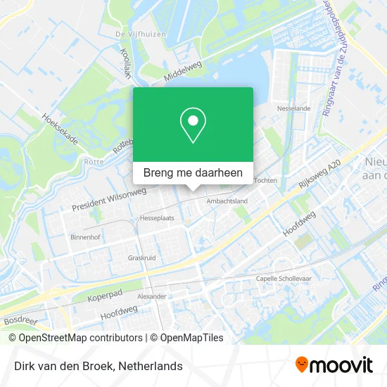 Dirk van den Broek kaart