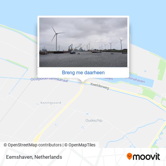 Eemshaven kaart