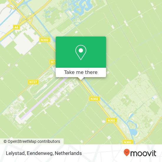 Lelystad, Eendenweg kaart