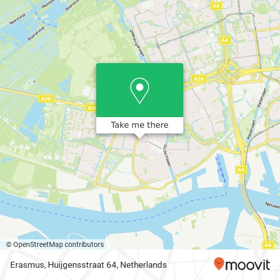 Erasmus, Huijgensstraat 64 kaart
